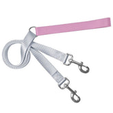 Silver and Rose Pink Training Leash